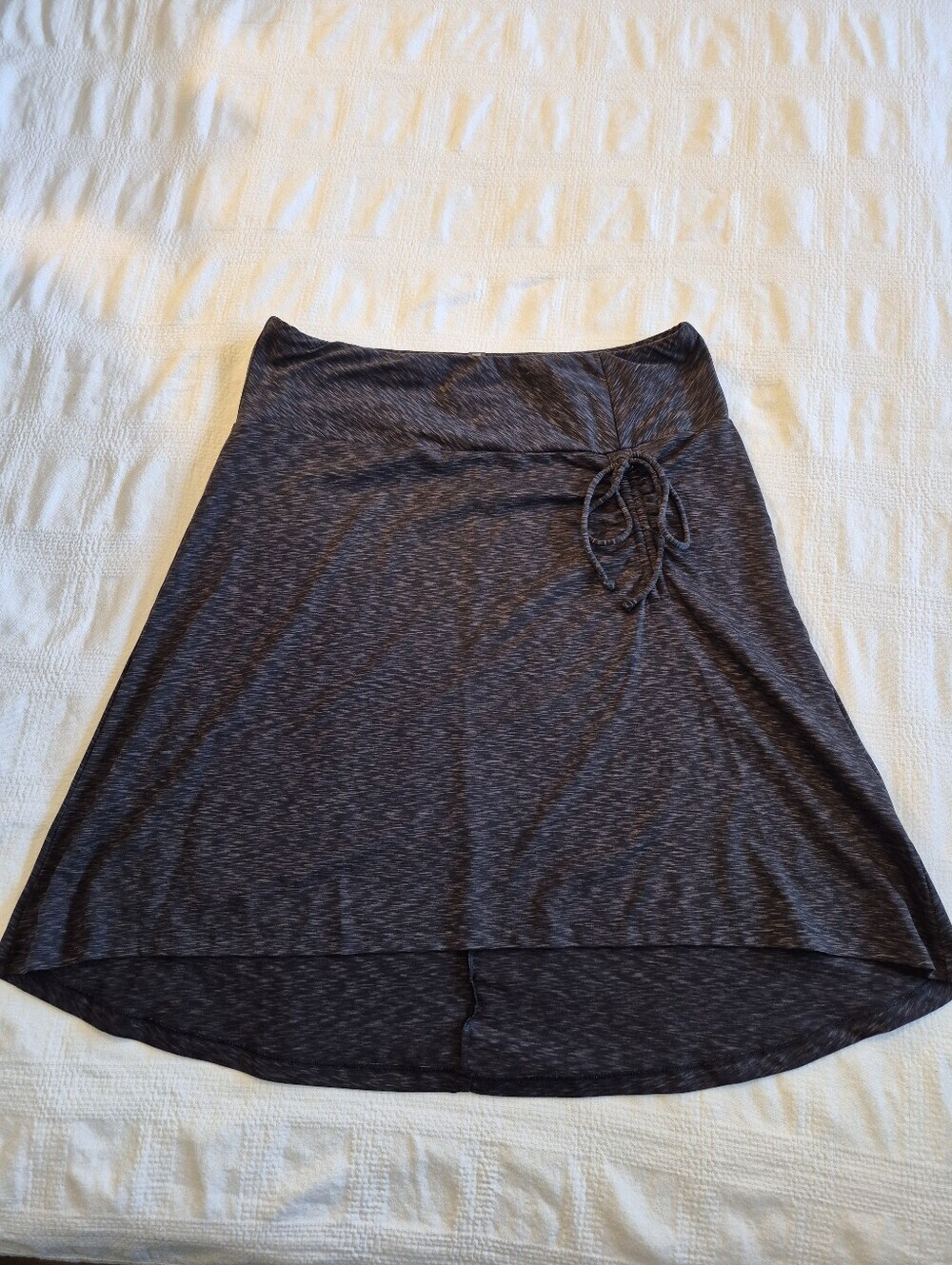 The North Face Cypress Pull-On Ruched Tie Asymmetrical Womens LG Stretch Skirt